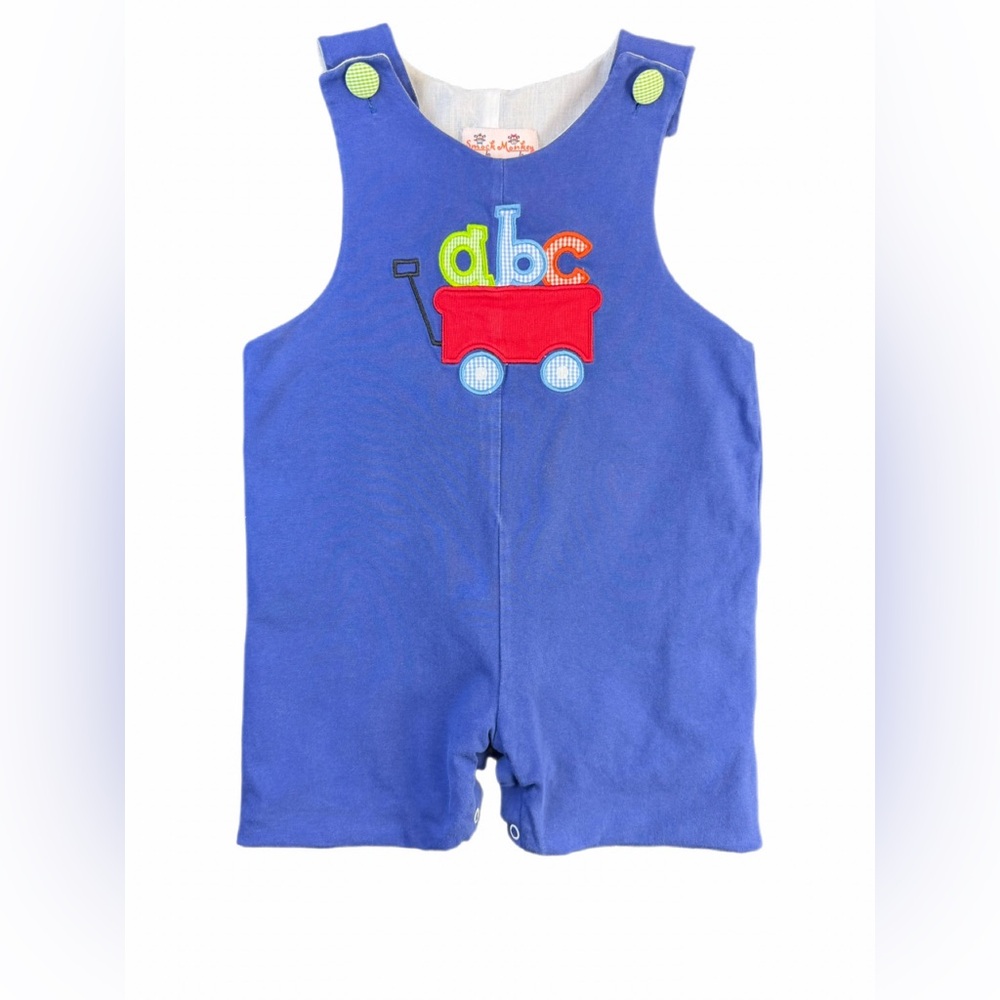 SMOCK MONKEY Soft Cotton ABC Appliqué JonJon - 18M